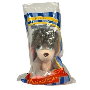 Disney Anastasia Vintage 1997 Pooka Fox Puppy Dog Flapping Ears 8" Plush Toy